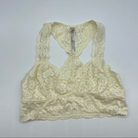 Free People‎ Ivory Colored Bralette - Picture 1 of 6